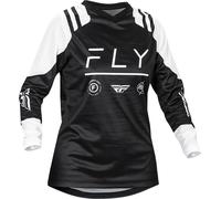 Fly Racing F-16, maillot femme M Noir/Blanc Noir/Blanc