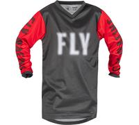 Fly F-16 Long Sleeve Enduro Jersey Gris M Garçons,Filles Grey / Red