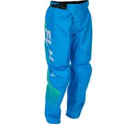 Fly Racing F-16, pantalon textile pour jeunes 22 Bleu Clair/Jaune Néon/Gris Bleu Clair/Jaune Néon/Gris
