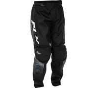 Fly Racing F-16, pantalon textile pour jeunes 22 Noir/Blanc Noir/Blanc