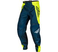 Fly Racing F-16 S24, pantalon en textile 28 Bleu Foncé/Jaune Néon Bleu Foncé/Jaune Néon