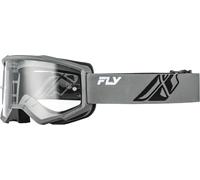 Fly Racing Focus, lunettes de protection Taille unique Gris/Noir Net Gris/Noir Net