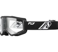 Fly Racing Focus, lunettes de protection Taille unique Noir/Blanc Net Noir/Blanc Net