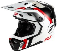Fly Racing Formula CP Seal, casque de motocross L Blanc/Rouge/Gris Clair/Noir Blanc/Rouge/Gris Clair/Noir