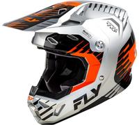 Fly Racing Formula CP Slice, casque de motocross L Argent/Orange/Noir Argent/Orange/Noir