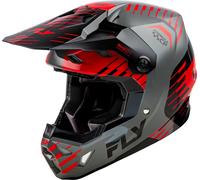 Fly Racing Formula CP Slice, casque de motocross M Gris/Noir/Rouge Gris/Noir/Rouge