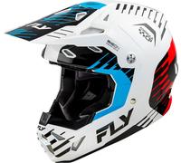 Fly Racing Formula CP Slice, casque de motocross S Blanc/Rouge/Bleu/Noir Blanc/Rouge/Bleu/Noir