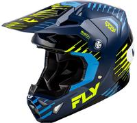Fly Racing Formula CP Slice, casque de motocross XL Bleu Foncé/Bleu/Jaune Néon/Blanc Bleu Foncé/Bleu/Jaune Néon/Blanc