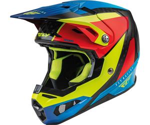 Fly Racing Formula CRB Prime, casque croisé XS Noir/Jaune Néon/Rouge/Bleu Noir/Jaune Néon/Rouge/Bleu