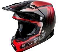 Fly Racing Formula S Carbon Protocol, casque de motocross XL Carbone/Noir/Rouge/Gris Carbone/Noir/Rouge/Gris
