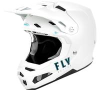 Fly Racing Formula S Carbon Solid, casque de motocross S Blanc Blanc