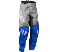 Fly Racing - Jr Pantalon VTT F-16 Gris/Bleu - Enfant - Gris/Bleu - 24 - Gris/Bleu
