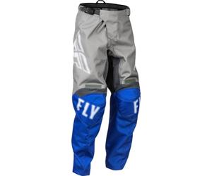 Fly Racing - Jr Pantalon VTT F-16 Gris/Bleu - Enfant - Gris/Bleu - 24 - Gris/Bleu