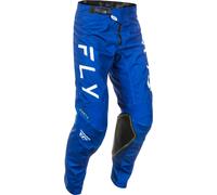 Fly Racing Kinetic Center, pantalon en textile 32 Bleu/Blanc Bleu/Blanc