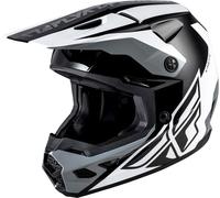 Fly Racing Kinetic Crest, casque de motocross XL Noir/Gris/Blanc Noir/Gris/Blanc