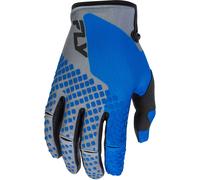 Fly Racing Kinetic, gants jeunes YS Bleu/Gris Bleu/Gris