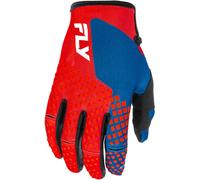 Fly Racing Kinetic, gants jeunes YS Rouge/Bleu/Blanc Rouge/Bleu/Blanc