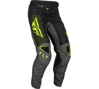 Fly Racing Kinetic Jet, pantalon en textile 30 Noir/Olive/Gris/Jaune Néon Noir/Olive/Gris/Jaune Néon