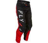 Fly Racing Kinetic Mesh, pantalon en textile 32 Noir/Rouge Noir/Rouge