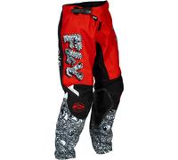 Fly Racing Kinetic Mutant, maillot jeune 26 Rouge/Noir/Blanc Rouge/Noir/Blanc