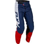 Fly Racing Kinetic, pantalon en textile 28 Bleu/Rouge/Blanc/Noir Bleu/Rouge/Blanc/Noir