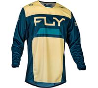 Fly Racing Kinetic Reload, maillot XL Bleu/Beige Bleu/Beige