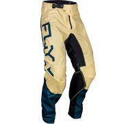 Fly Racing Kinetic Reload, pantalon en textile 38 Bleu/Beige Bleu/Beige