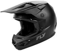 Fly Racing Kinetic Solid Junior Off-road Helmet Noir L Enfants