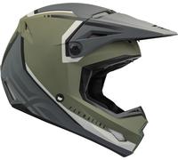 Fly Racing Kinetic Vision, casque croisé XL Mat Olive/Gris/Gris Clair Mat Olive/Gris/Gris Clair