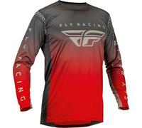 Fly Racing Lite S23, jersey XL Gris/Bleu/Jaune Néon Gris/Bleu/Jaune Néon