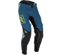 Fly Racing Lite, pantalon en textile 36 Gris Foncé/Bleu/Jaune Néon Gris Foncé/Bleu/Jaune Néon