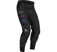 Fly Racing Lite S.E. Avenger, pantalon en textile 36 Noir/Orange/Bleu/Fuchsia Noir/Orange/Bleu/Fuchsia