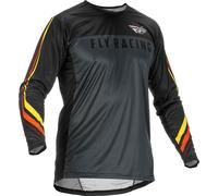 Fly Racing Lite S.E. Speeder, jersey L Gris Foncé/Noir/Jaune/Rouge Gris Foncé/Noir/Jaune/Rouge