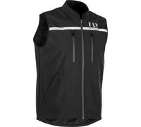 Fly Racing Patrol Softshell, gilet S Noir Noir