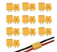 FLY RC 20 pièces Amass XT30U connecteur de Balle Prise la Mise à Niveau XT30 mâle/Femelle XT30-U Prise pour RC FPV Lipo Batterie quadrirotor (10 Paires)