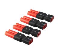 FLY RC Lot de 4 connecteurs T femelle vers HXT 4 mm Connecteur sans fil RC LiPo pour RedCat Racing et Exceed RC
