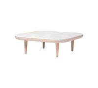 Fly SC4 Table Basse Chêne huilé/Marbre Bianco Carrara