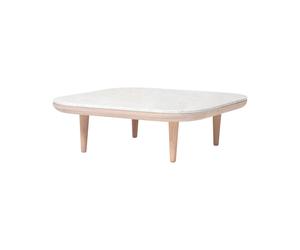 Fly SC4 Table Basse Chêne huilé/Marbre Bianco Carrara
