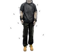 Fly Suit, Fly Resistant Jacket and Pants for Camping, Gloves Included, Tight Sealing Breathable Mesh Protective Clothing Set Mountain Climbing, Backyard Gardening, Wilderness Survival, Huntin