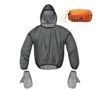 Fly Suit,Net Clothing, Breathable Protective Gear, PolyesterFlexible Design, Lightweight Material, Ideal for Camping, Fishing, Hiking, and Outdoor Travel for Men and Women,17x5x7cm