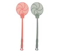 Fly Swatter for Indoors,2pcs Portable Wide Mesh Fly Racket | Wide Mesh Balcony, Garage Flying Racket Wall Mount