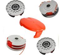 FLY021 513937190 Lot de 4 bobines de rechange standard en nylon pour débroussailleuse Flymo Contour 500E Mini/Multi/Power Trim 1,5 mm 11 m
