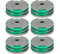 FLY021 599431790 6 Spools Compatible with Flymo Contour 500 XT,Power Trim 500 XT,Mini Trim Auto ST/XT/Plus XT,Mini Trim Contour XT,11 m Length 1.5 mm.