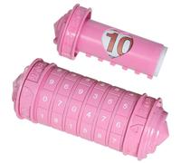 FLYALIGOGO Cryptex Da Vinci - Boîte à billets avec code numérique - Boîte à billets avec compartiments cachés secrets - Cadeau d'anniversaire de Noël pour homme et femme - Casse-tête pour salle