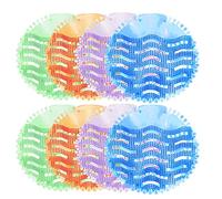 FLYAMAPIRIT Deopads Lot de 8 filtres à urinoir pour désodorisant d'urinoir (bleu, vert, violet, orange)