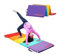 Flybar - Tapis de gymnastique facile à nettoyer, robuste, pliable, rembourré, léger, portable, poignée de transport, équipement de gymnastique pour activités et jeux, pour enfants, modèle original