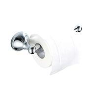 Flybath Porte-Papier Toilette en Laiton Suporte-Papier Cuisine pour Toilette Salle de Bain et Cuisine Porte-Rouleau Mural, Chrome Poli