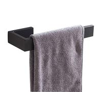 Flybath Porte-Serviette Anneau-Serviette torchon Ouvert sans Couvercle SUS 304 Acier Inoxydable Fini Noir Mat pour Salle de Bain et Cuisine Mural Accessoires