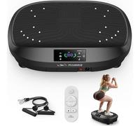 FLYBIRD Plateforme Vibrante Perte de Poids, Silencieux, Compact, Facile à Ranger, Peut Supporter Une Charge de 150 kg, Utilisable pour Le Modelage et la Relaxation
