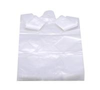 Flybloom 100 Sachets en Plastique Transparents De Supermarché De Sac À Provisions De Sacs avec L'Emballage Alimentaire De Poignée, 24 * 37